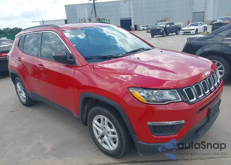 2020 Jeep Compass Sport Fwd из США, поврежденный, VIN 3C4NJCAB9LT250378